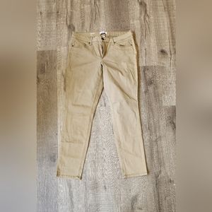 Sonoma Khaki Skinny Jeans Size 14